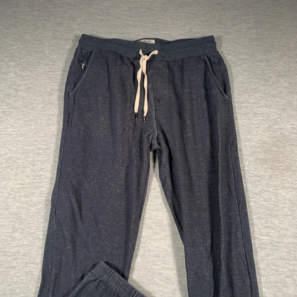 Pantalones de golf Linksoul para hombre medianos azul marino con cordón puños salón LS6138 Foto 2 de 4