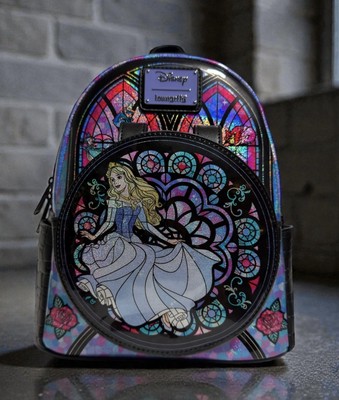 Loungefly Disney Princess Stained Glass Sleeping Beauty Mini Backpack NWT Loungefly Disney Sleeping Beauty Princess Aurora Stained  main image 3
