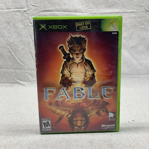 Fable (Microsoft Original Xbox, 2004) Complete CIB With Manual 
