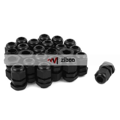 24 Pcs M16 x 1.5 Plastic  Waterproof Cable Glands Connectors