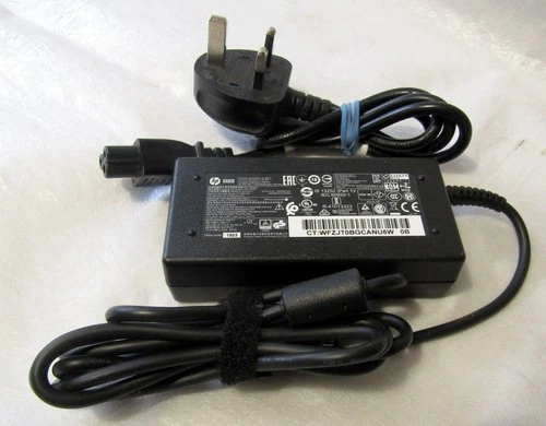 HP COMPUTER TRANSFORMER AND  POWER LEADS. FULL WORKING ORDER. SEE PHOTO FOR SPEC