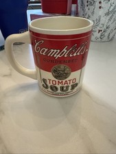 Vintage Mug CAMPBELLS Tomato Condensed Soup Coffee Cup 1970s Made in USA