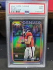 2024 PSA 9 Topps Chrome - Rookies Bo Nix #206 Refractor (RC)