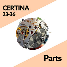 Certina 23-36 Uhrenteile - Abrollliste (NOS) ...