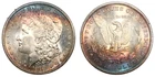 1880-S Morgan Dollar Old Anacs Soap Box “ Genie Lamp” MS 64