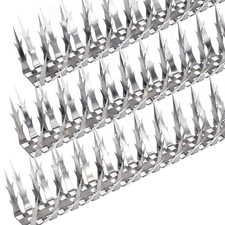 Quunoot Bird Spikes, 5 FT Stainless Steel Bird Deterrent Spikes, Pigeon Spike...