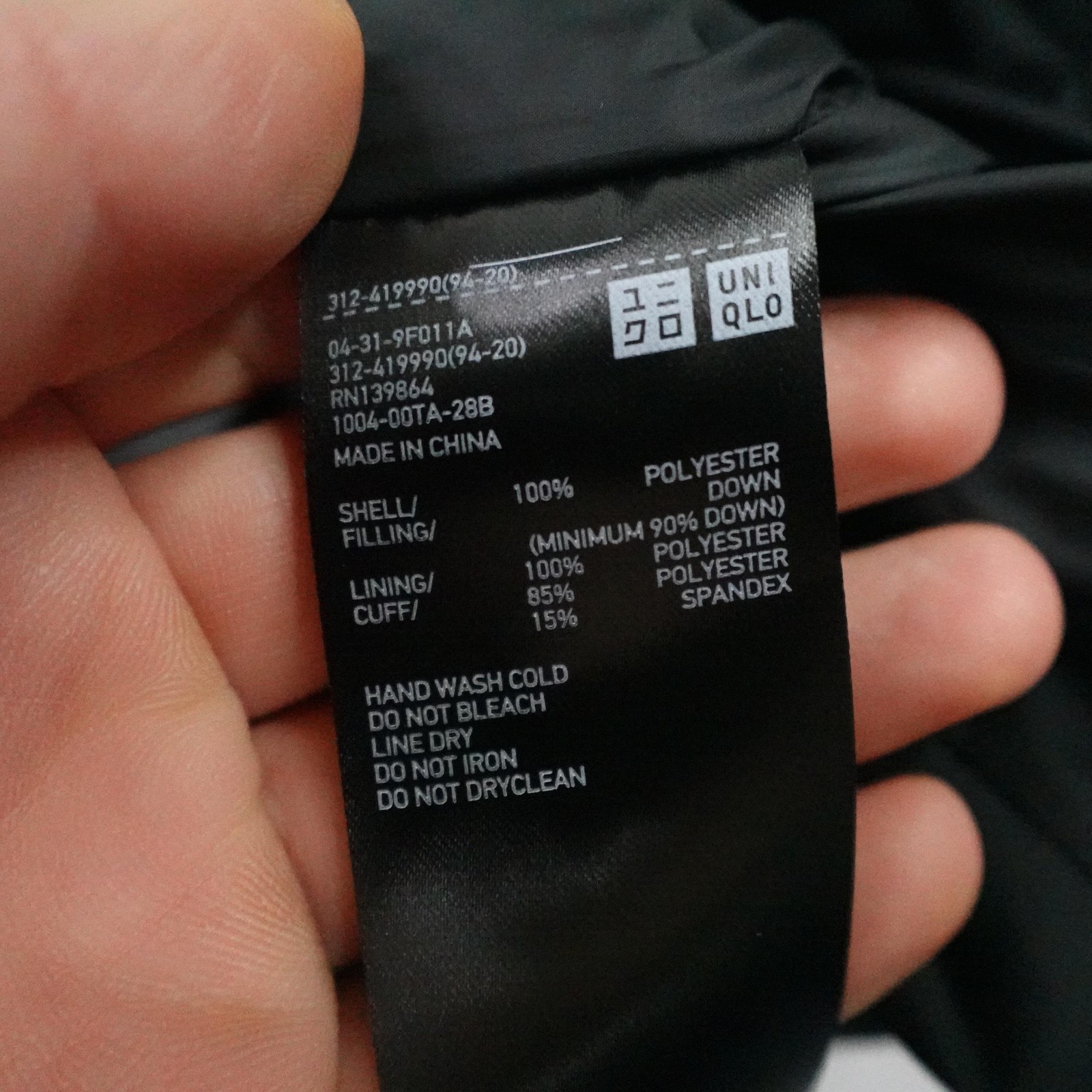 Uniqlo Jacket Womens Small Black Lightweight Down Puffer Long Coat Zip Snap Up thumbnail 6