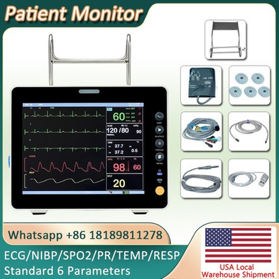 #ad USA Warehouse Shipment 8quot; Screen Portable Multi parameter Patient Monitor $389.00