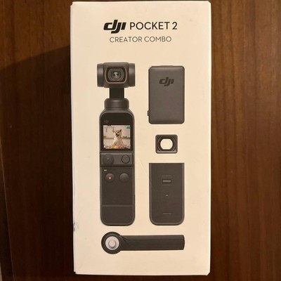 IN BOX DJI Osmo Pocket 2 Creator Combo 4K Small 3-Axis Gimbal