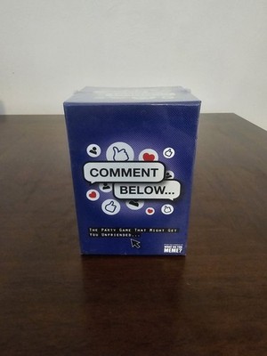 Comment Below Card Game. From Creator  What Do You Meme  Party Game