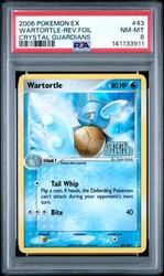 Wartortle 43/100 EX Crystal Guardians Reverse Holo