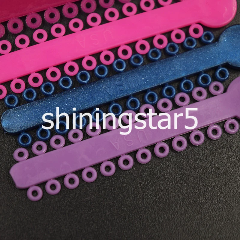 1040 Dental Orthodontic Ligature Ties Elastics Rubber Band Ligaduras Elastomeric - Image 3 of 4