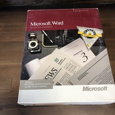 Vintage 1989 MICROSOFT WORD