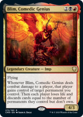 Blim, Comedic Genius x4 - Commander Legends - NM-Mint, English - Commander Legen
