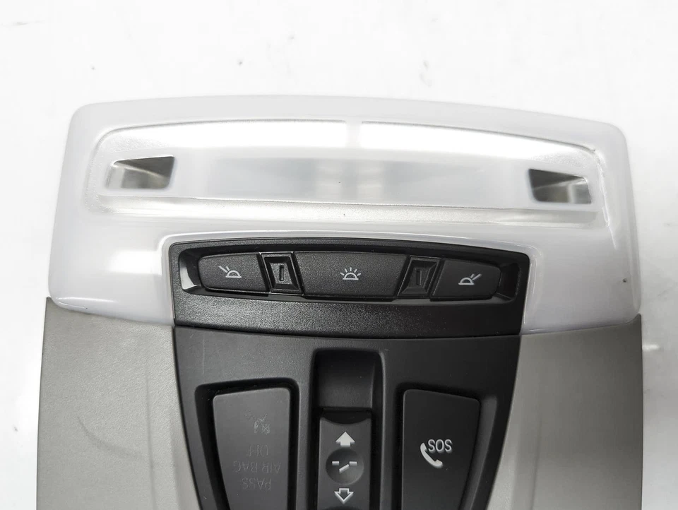 2012-2015 Bmw 335I Front Roof Map Dome Light Lamp Console - Grey 61319321472 - Image 3 of 4