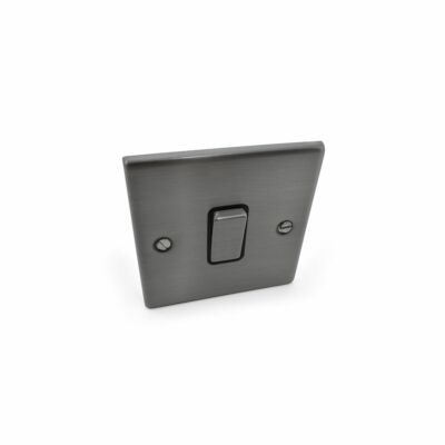 Brushed Stainless Steel Switch M2 10a 1 Gang 2 Way Switch For Static Caravan