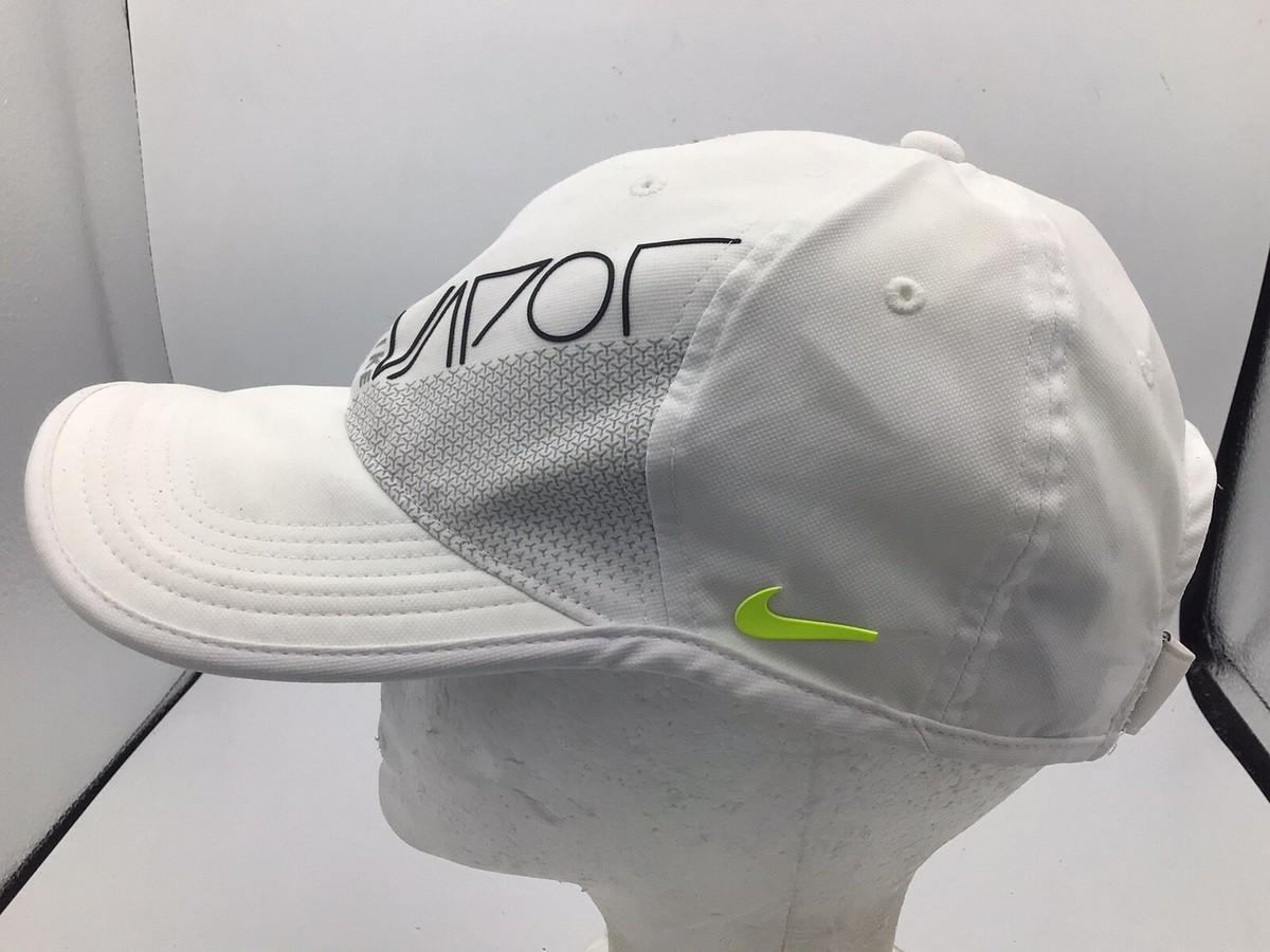Nike Golf Vapor RZN Strap Back Hat Cap Lightweight White J4 | eBay