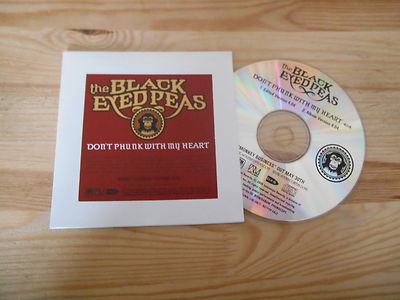 CD Pop Black Eyed Peas - Don't Punk With My Heart (2 Song) Promo INTERSCOPE cb