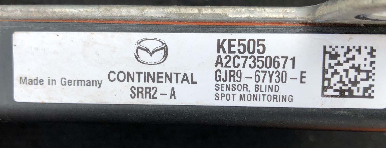 2014 2015 2016 Mazda 3 Blind Spot Lane Departure Module Part  