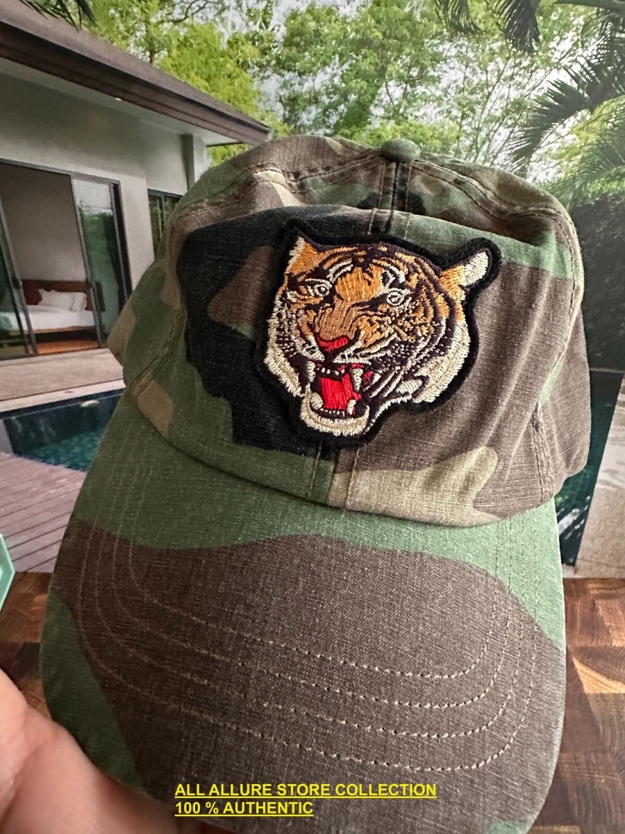 NWT Polo Ralph Lauren CAMO TIGER PATCH Baseball Ball Cap Hat
