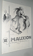 Alte Reklame, Werbung Mauxion Schokoladen