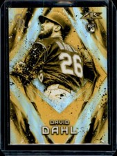 2017 Topps Fire - [Base] - Gold Minted #78 - David Dahl rc