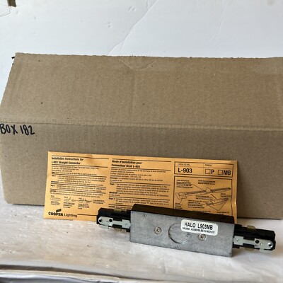 Cooper Lighting Straight Connector L-903P (NIB)