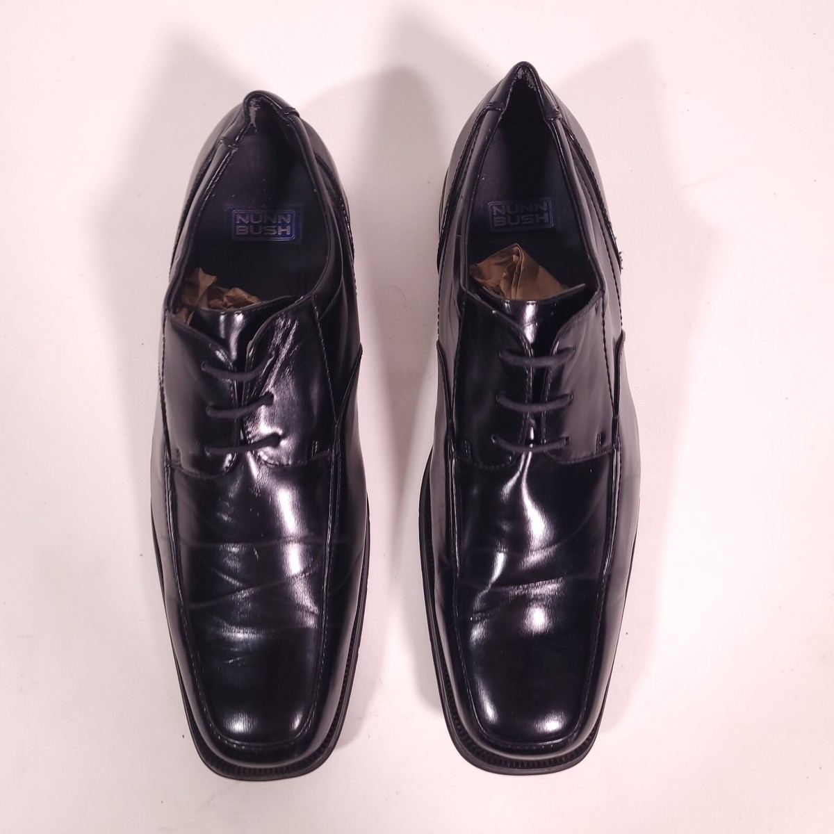 NEW Nunn Bush Men\'s Leather Oxford Lace Up Dress Shoes Black Size 13 Med Amazon.com | Nunn Bush Men main image 3
