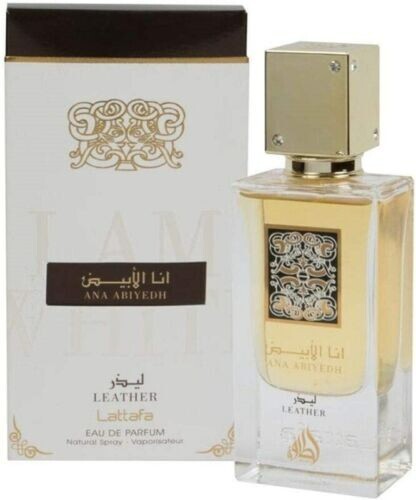 Ana abiyedh Leather by lattafa perfume 60ml EDP woody best UNISEX fragrance - Picture 3 of 3