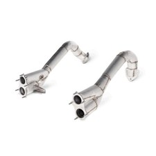 Akrapovic Titan Downpipe mit 200 Zellen Sportkat für Porsche 718 Cayman GT4