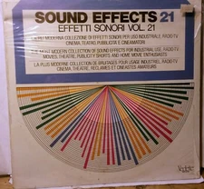 SOUND EFFECTS - EFFETTI SONORI VOL. 21   - LP Nuovo SONORIZZAZIONE
