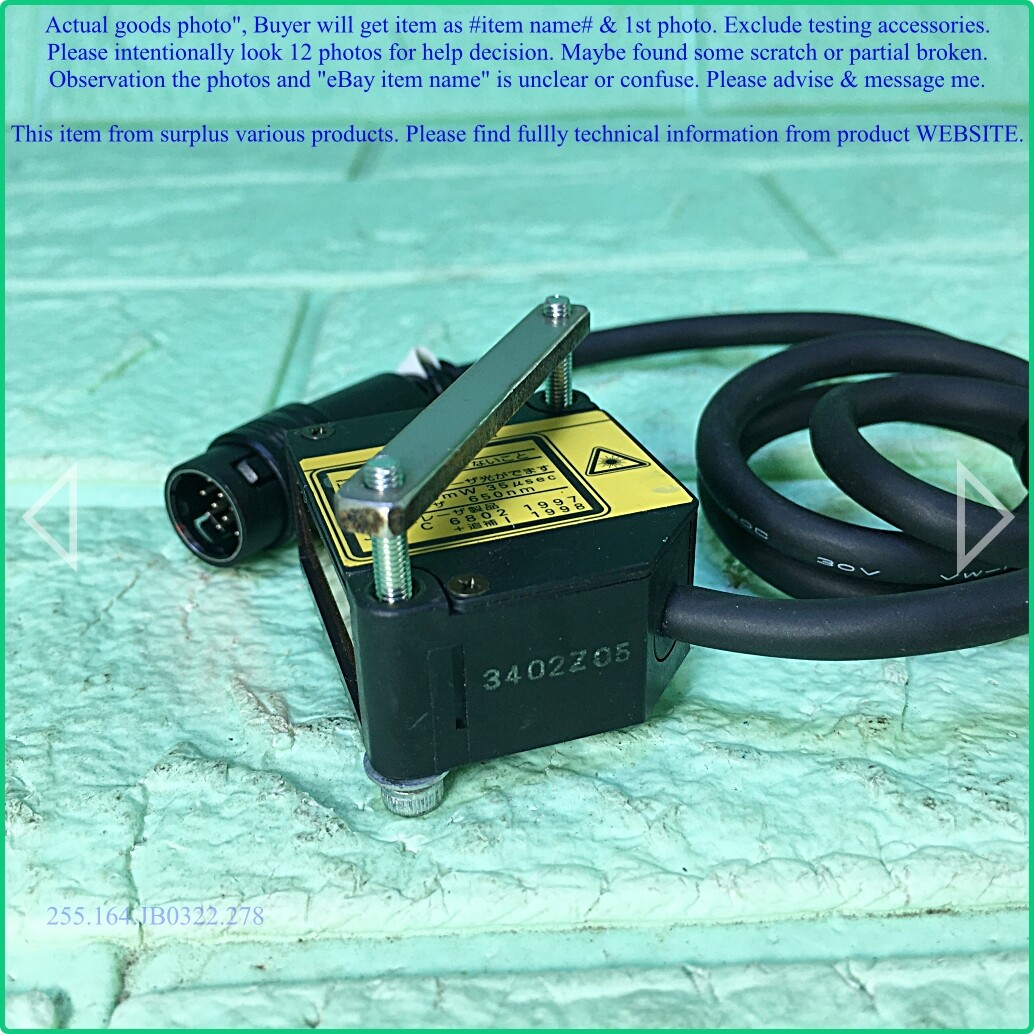 OMRON ZX-LD40, SENSOR without controller as photo, sn:2Z05