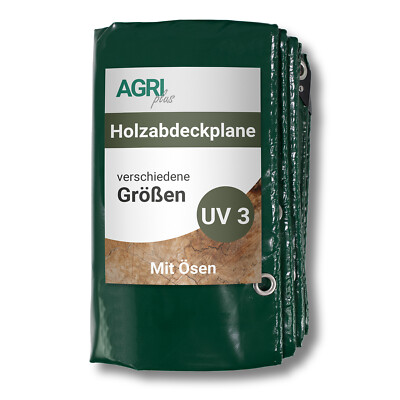 Abdeckplane Gewebeplane Holzabdeckplane mit Ösen Schutzplane Holz 210g 610g 900g