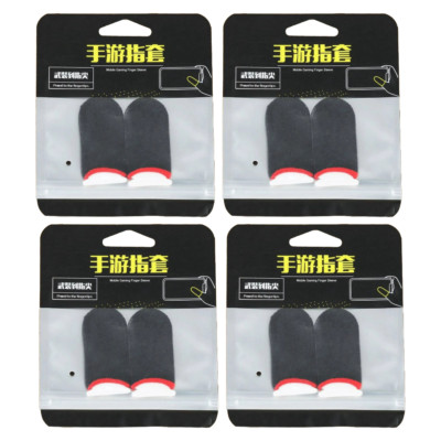 Wasp Feelers Finger Sleeves for PUBG Mobile Gaming with Sensitive Touch - 4 Pack