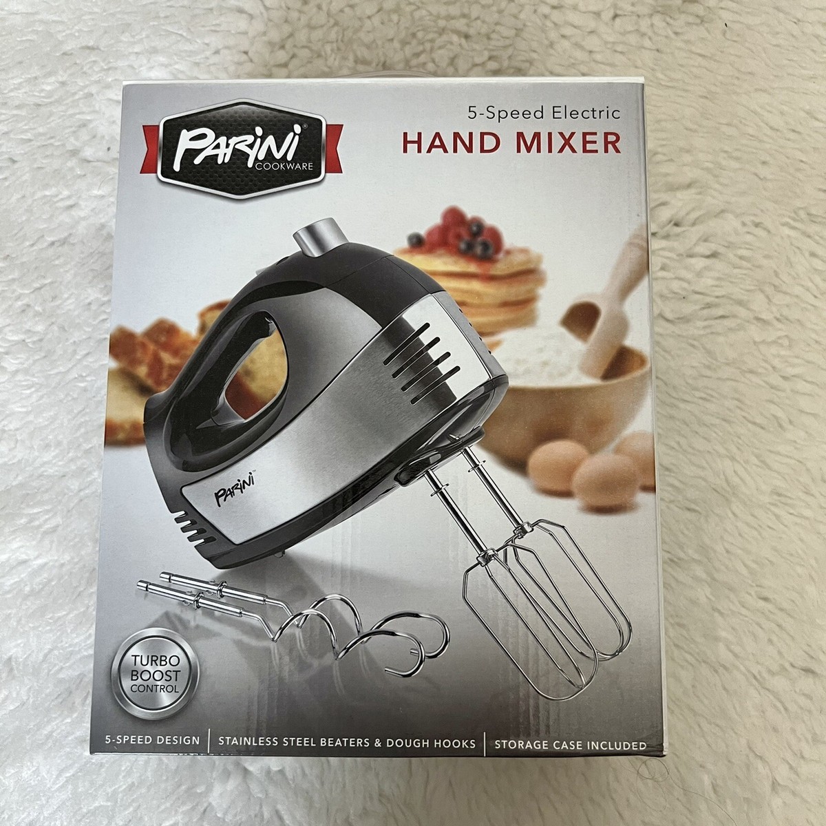 Parini Cookware 5 Speed Electric Turbo Boost Hand Mixer | eBay
