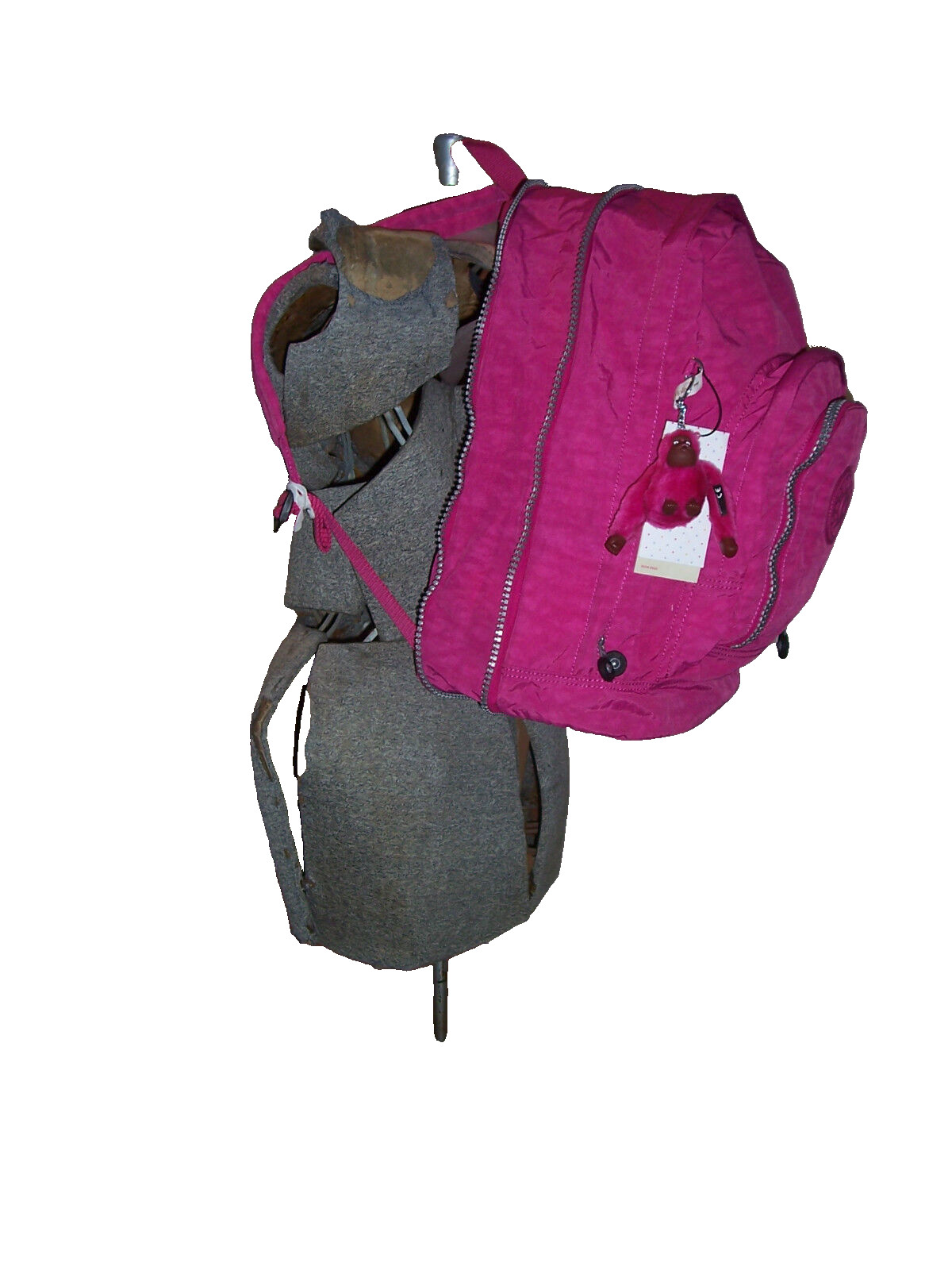 NWT Kipling HIKER Expandable Backpack VERY BERRY BP2128