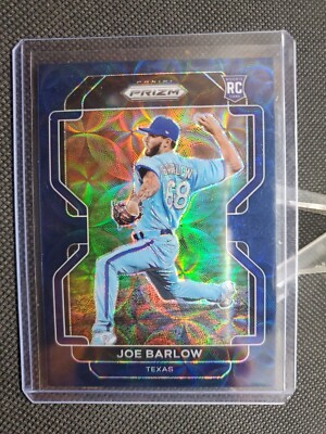 2022 PRIZM BLUE SCOPE #16/35 ROOKIE JOE BARLOW RANGERS - Free Shipping!