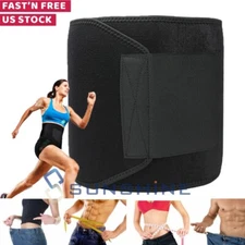 Men Waist Trimmer Belt Sweat Wrap Band Fat Burner Tummy Stomach body Weight Loss