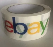 eBay Packaging Packing Tape 75 Yards 2.2 Mil Thick Multi Colored Logo