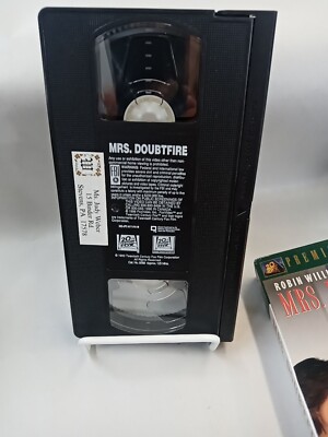 Mrs. Doubtfire (VHS, 1996) 86162858833| eBay