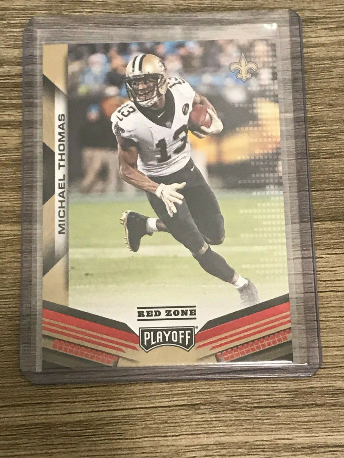 Michael Thomas 2019 Panini Playoff Red Zone New Orleans Saints Card #147