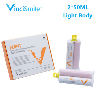 Vincismile PERFIT Dental Light Body VPS Impression Material Fast Normal Set PVS