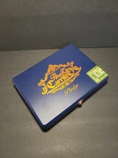 Carrillo Pledge Empty Wooden Cigar Box 9.5x7x2