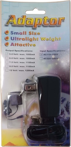 Netzteil AC DC 5521 5Vdc DC5V 5V 1A 1,0A 1000mA μ-Adapter U11050010U - Bild 4 von 4