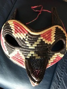 Bird Tribal Mask Hand Woven  Panama
