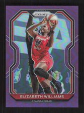 Elizabeth Williams SN 2021 Panini Prizm WNBA /99 Prizms Purple Atlanta Dream #34
