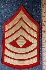 USMC First Sergeant E-8 Insignia