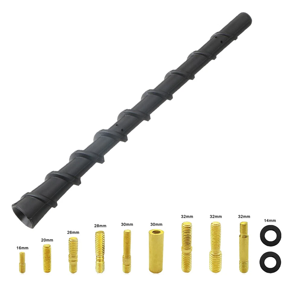 Antena de techo de coche corta espiral de 7" antena aérea AM/FM mástil de radio para SCION xB 2008-2015 Foto 2 de 4