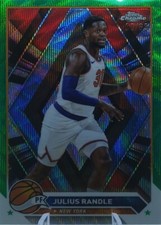2023 Topps Chrome Sapphire #129 Julius Randle = NUMBER TO  030/65
