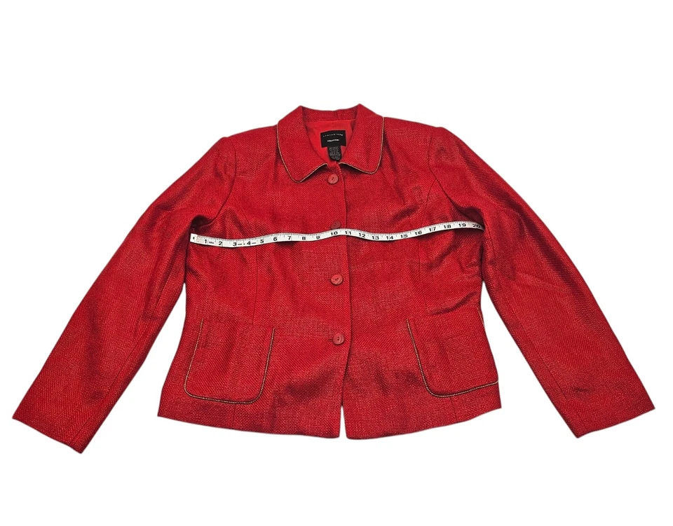 Vestido rojo para mujer Doncaster Collection + chaqueta a juego talla 16 Foto 4 de 4